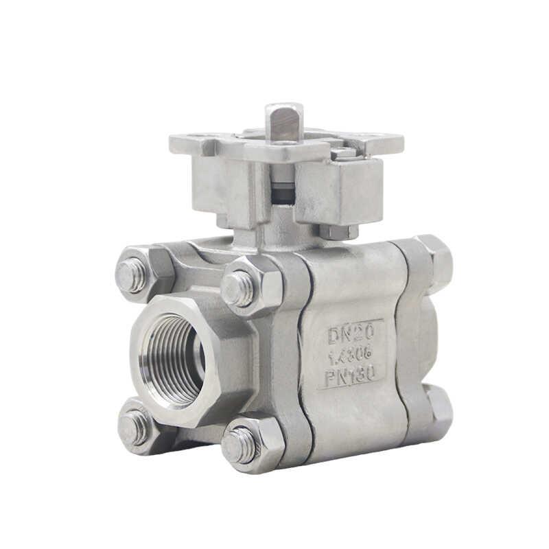 Q11F-2000WOG高压304不锈钢高平台焊接丝扣三片式球阀PN63/PN130