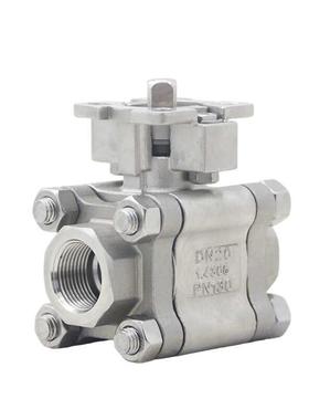 Q11F-2000WOG高压304不锈钢高平台焊接丝扣三片式球阀PN63/PN130