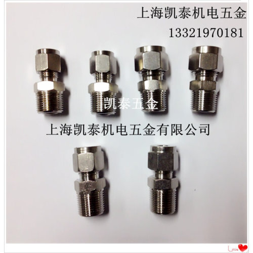 。304不锈钢卡套直通4分1/2-6-8-10-12-14-15-16-18-19-20-22-25m