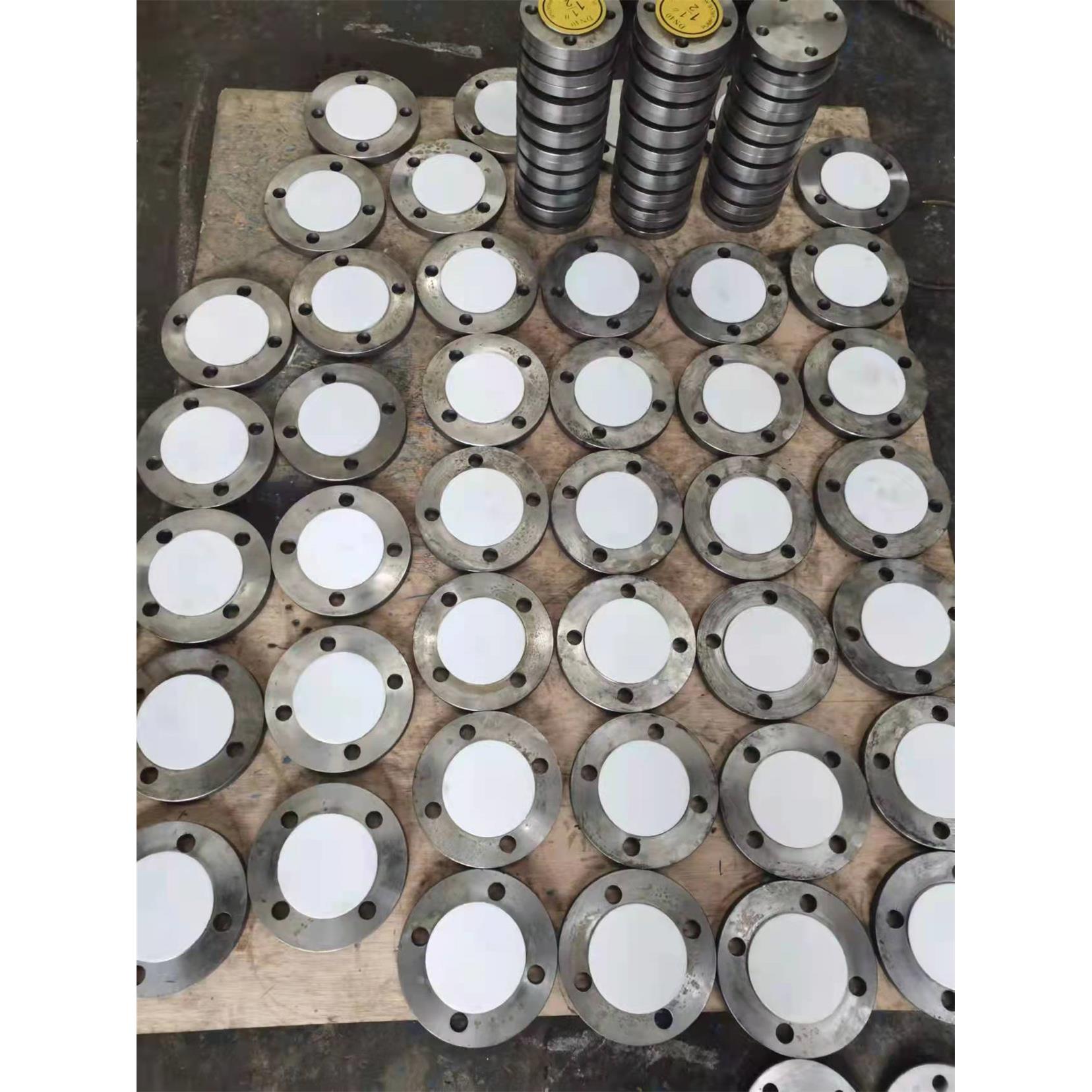衬四氟法兰盲板衬氟法兰盖板DN25 32 40 钢衬闷盖片耐酸碱耐腐蚀