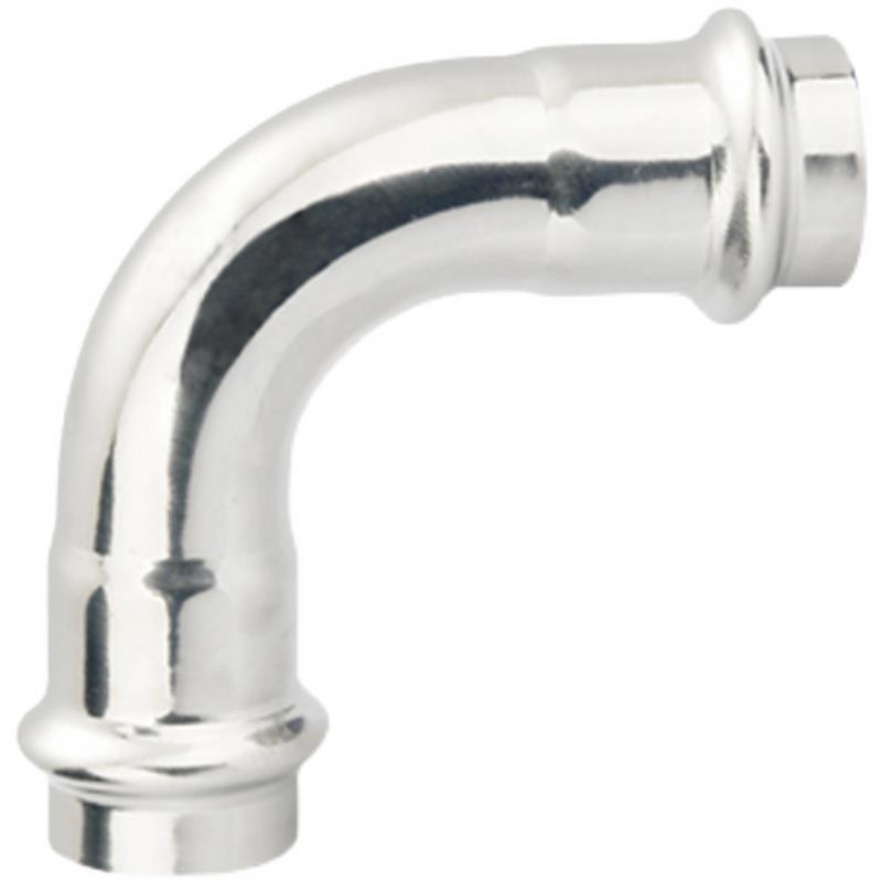 双卡压式不锈钢管件90度等径弯头卡接直角弯304薄壁自来水管接头