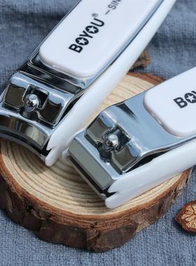 博友指甲刀大号指甲钳单个装成人德国家用防飞溅脚趾厚指甲剪186P