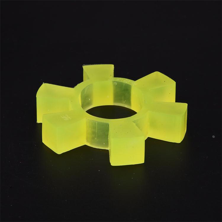 T型牛筋联轴器六角胶梅花垫水泵弹性块缓冲垫水泵减震垫6角对轮垫