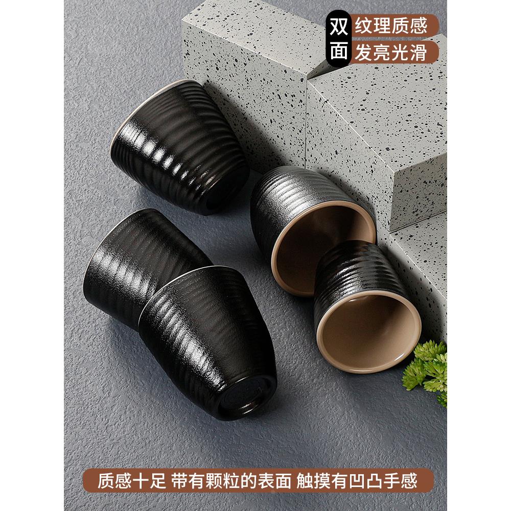 杯子茶杯饭店瓷杯小商用专用餐具塑料餐厅水杯密胺火锅店