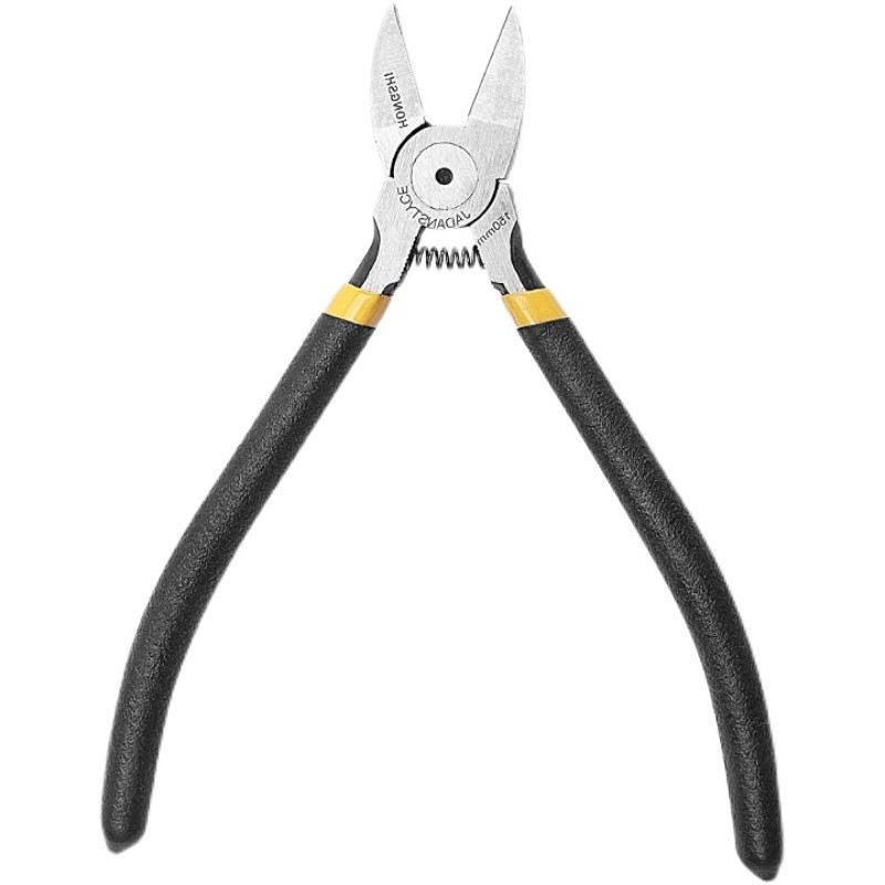 6寸水口钳钢丝专用剪螺神器铁线剪平面模型剪金属剪夹子电子剪硬