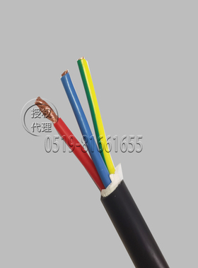 江苏上上软电缆YJVR户外国标纯铜芯2/3/4/5芯2.5/4/6平方阻燃护套