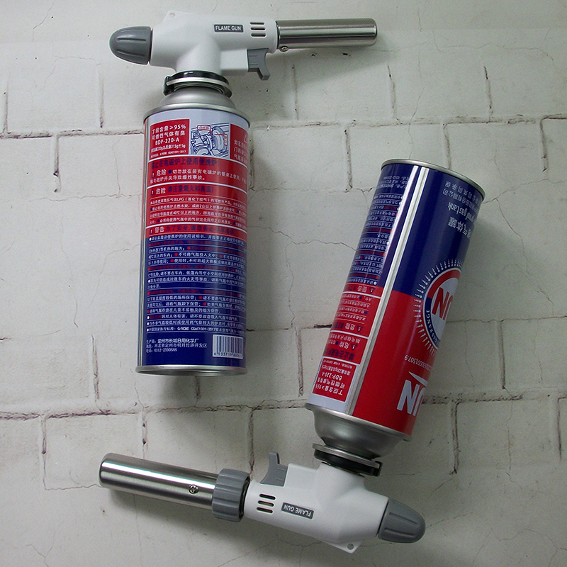 卡式气喷火枪喷头卡式喷枪焊枪点火枪器耐高温烘焙烧烤碳炉点火用
