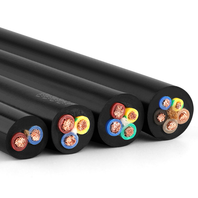 纯铜RVV电线软线2 3芯电缆1 1.5 2.5 4 6平方国标户外护套电源线