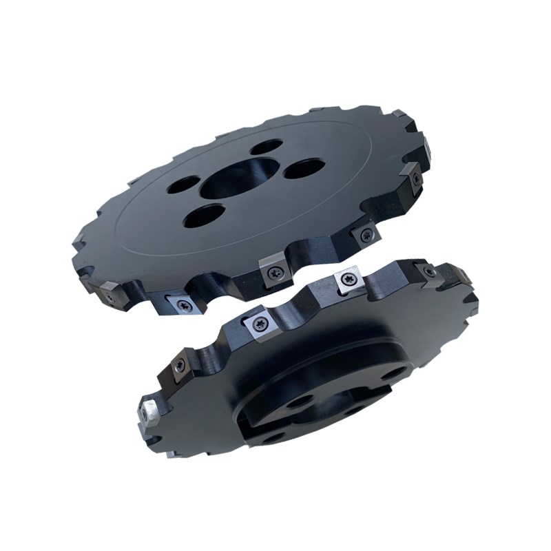 三面刃铣刀35J9D数控可转盘Cne44槽铣刀盘硬质合金重型切削开槽铣