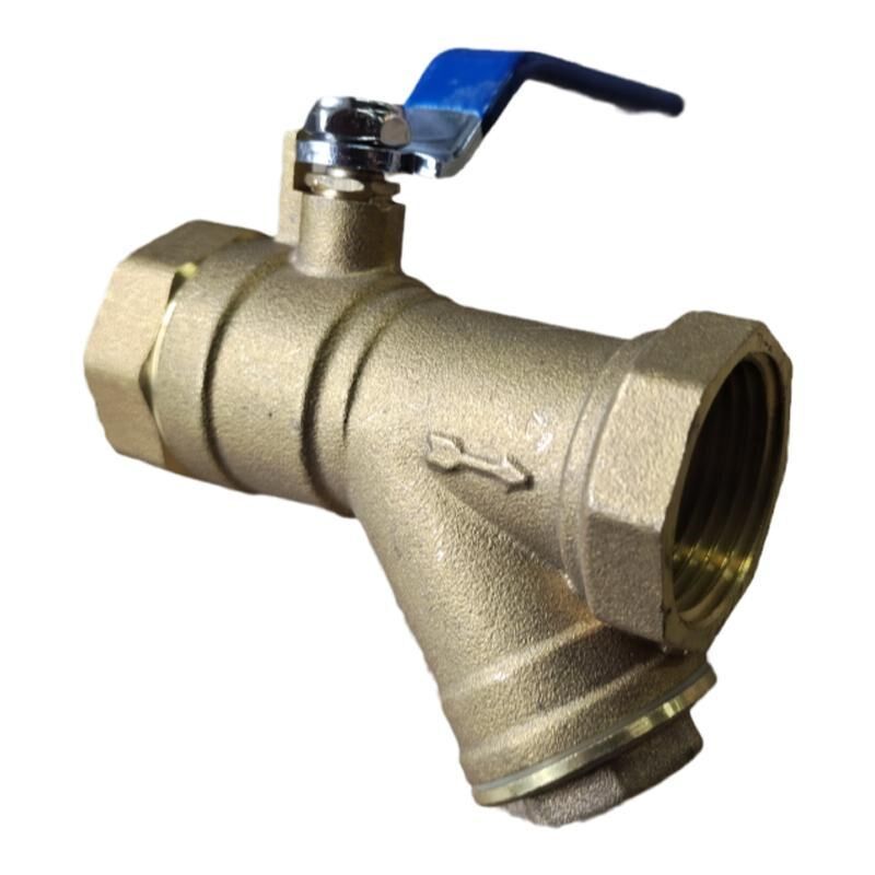 加厚全铜Y型过滤器球阀内丝口暖气阀门水管手柄开关截门DN1520