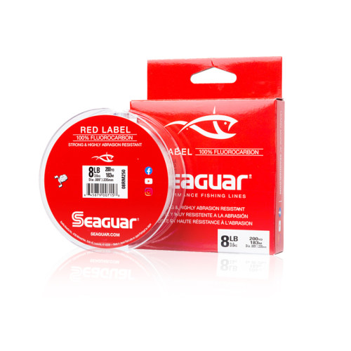 西格红标进口SEAGUAR RED LABEL碳氟线淡海矶钓前导鱼路亚线183米