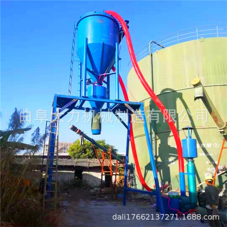 石灰石粉气力输送机无扬尘 自吸式负压吸灰机 脉冲除尘气力输送机