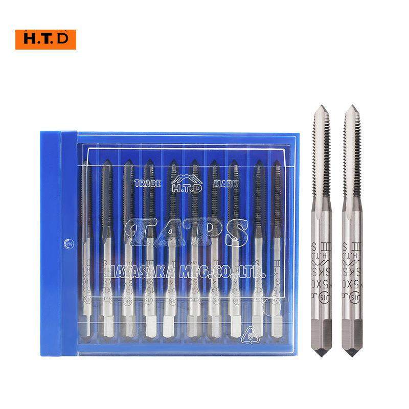 手用丝锥先端机用丝攻2模具公制中牙嗒直槽加工孔M0.9-16