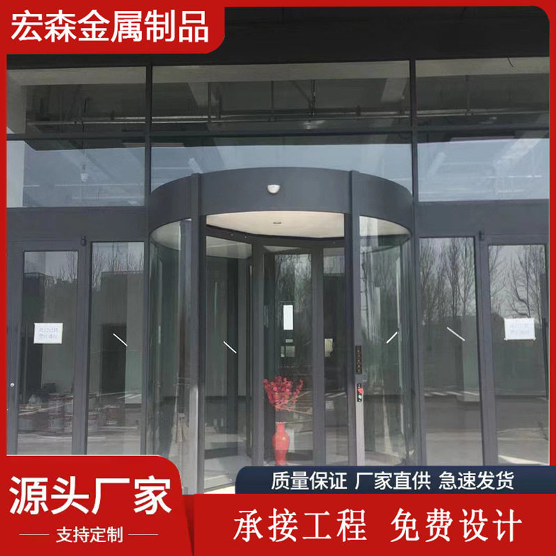 景区铜门酒店自动门旋转门商场弧形仿铜门别墅小区铜门双开门
