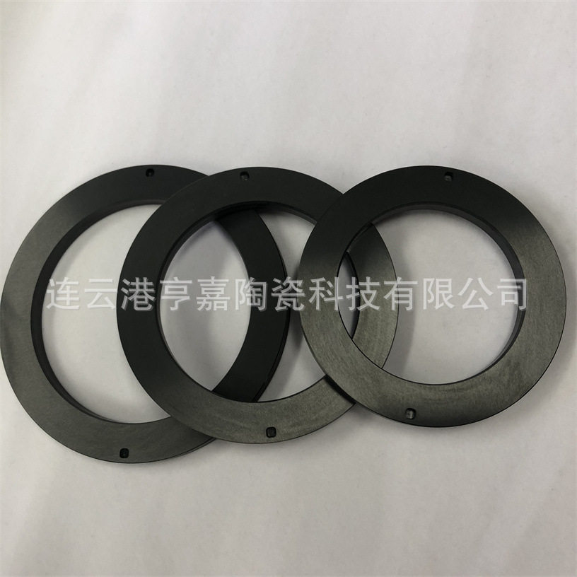 耐高温高硬度氮化硅陶瓷密封圈气压烧结氮化硅陶瓷环