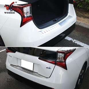 适用19款丰田普锐斯Prius50系后期改装专用后保险杠防擦外置护板