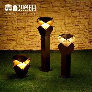 草坪灯庭院灯led户外花园别墅防水简约现代园林景观灯室外草地灯