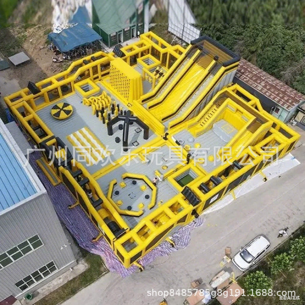 大型商用充气城堡室外景区儿童淘气堡厂家蹦蹦床陆地闯关游乐设备