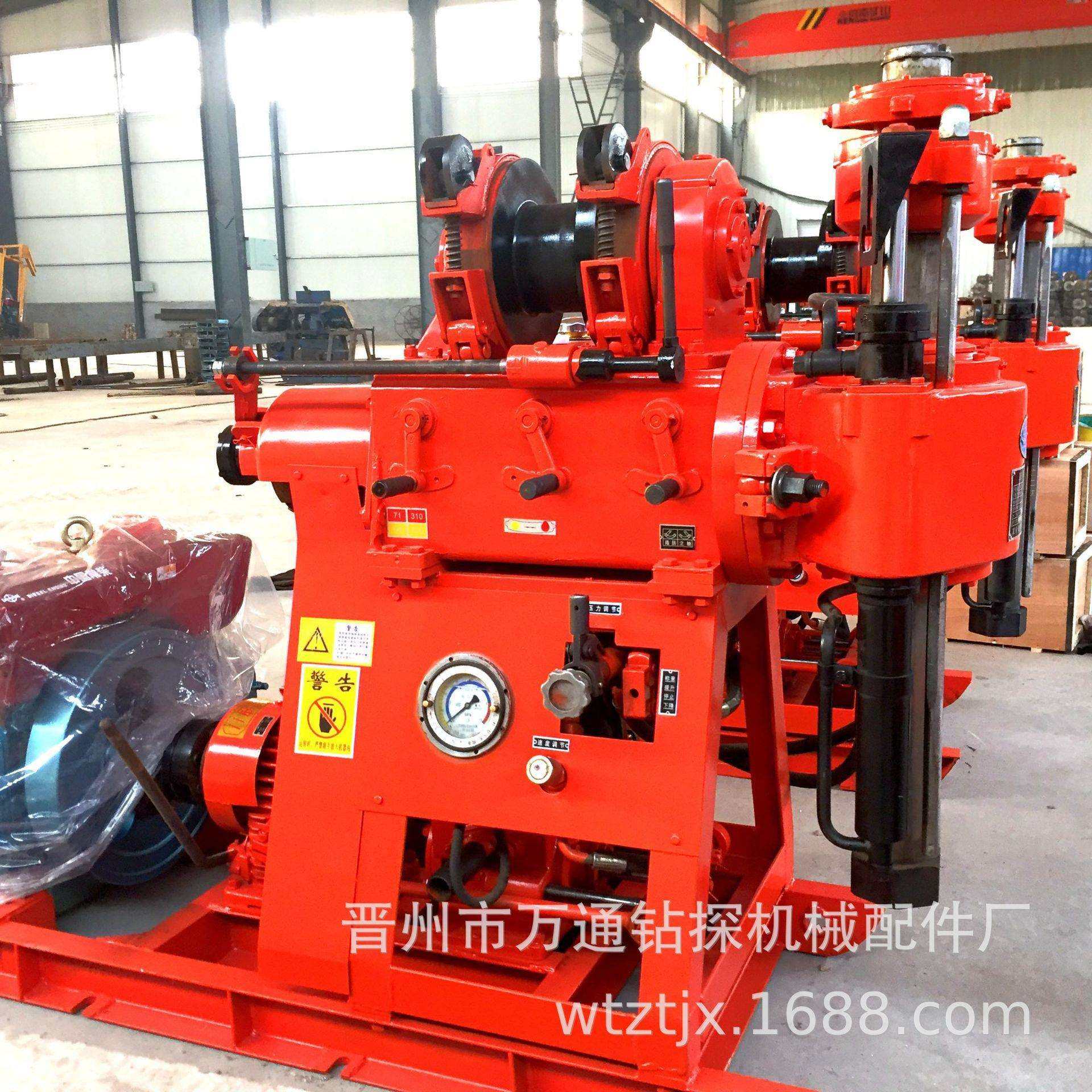 XY-1B型低速150勘探岩芯工程钻探自带泵水井取心勘察钻机（常柴）