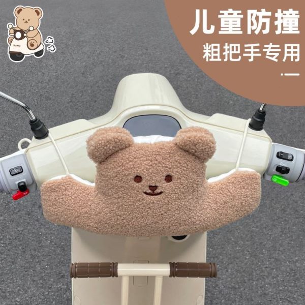 踏板电瓶车防撞垫电动车前置儿童座椅防碰保护垫宝宝防撞垫头头枕