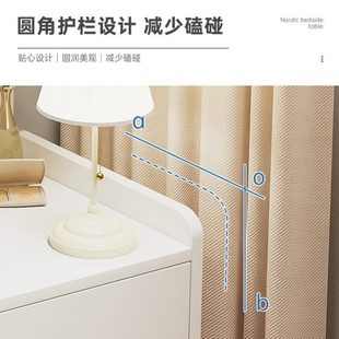 斗柜柜R柜头多功能简约床小储物柜加宽收纳多层床边家用小抽屉带