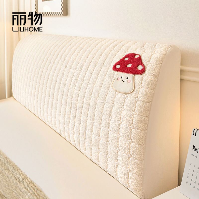 2025新款木床靠垫加厚软包床头套全包通用遮丑神器改造升级