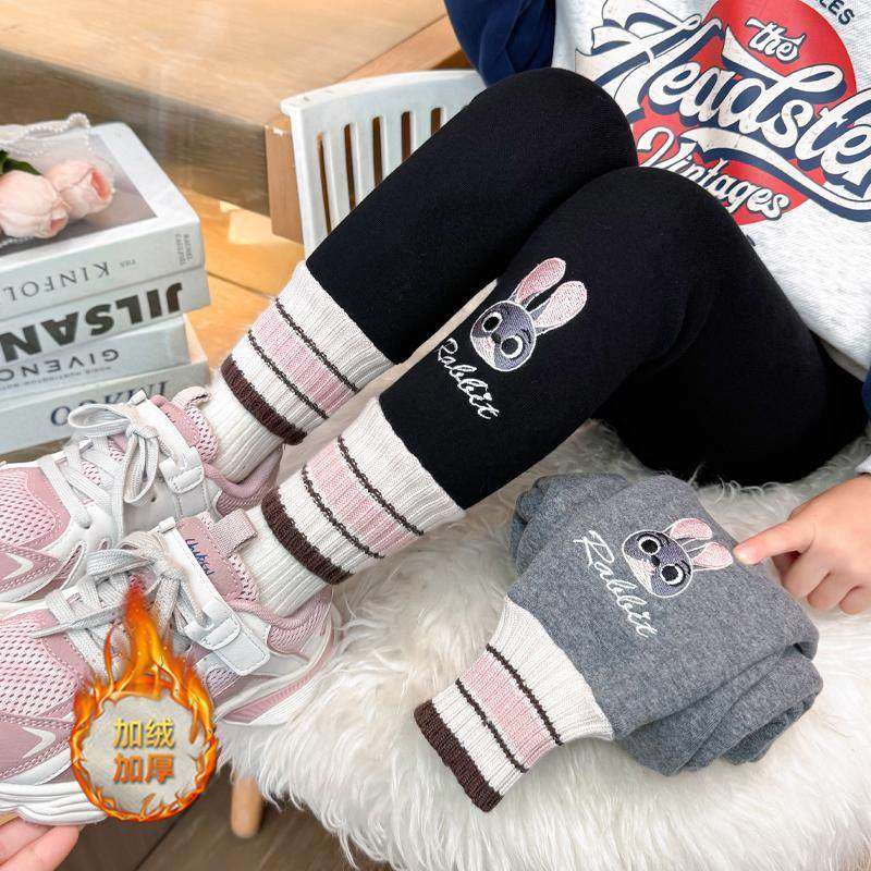 Annakids韩国潮牌童装女孩加绒打底裤秋冬季女童小宝儿外穿长裤子,童装/婴儿装/亲子装,裤子,淘宝优惠券,粉丝福利购,淘宝优惠卷