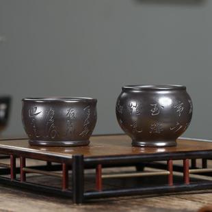 主人杯单杯男女士石黄功夫茶具茶杯刻字杯子茶盏品茗杯紫砂杯分销