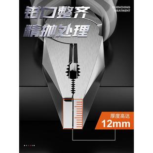 老虎钳钢丝钳多功能家用6寸工具大全电工专用斜口钳尖嘴钳手钳子