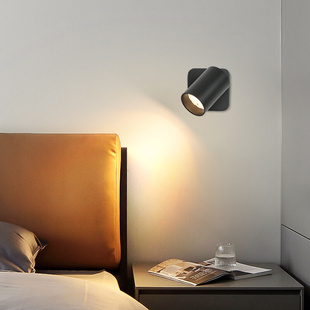 大观园壁灯极简灯具床头灯卧室客厅北欧简约现代墙灯装 饰射灯Q459