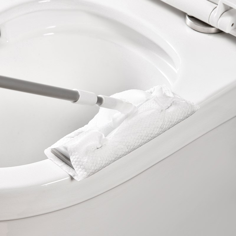 可夹洗脸巾的拖把旧毛巾洗面巾二次利用静电除尘可伸缩清洁小拖布