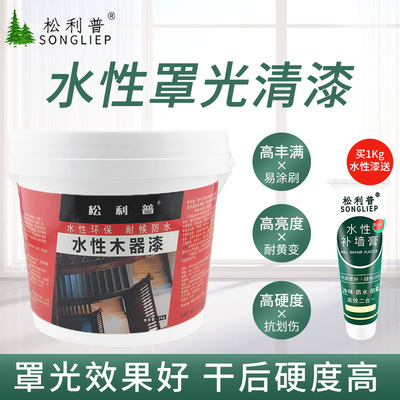 透明防水亮光无味水性罩光清漆环保木漆木器漆实木家具自喷耐磨漆