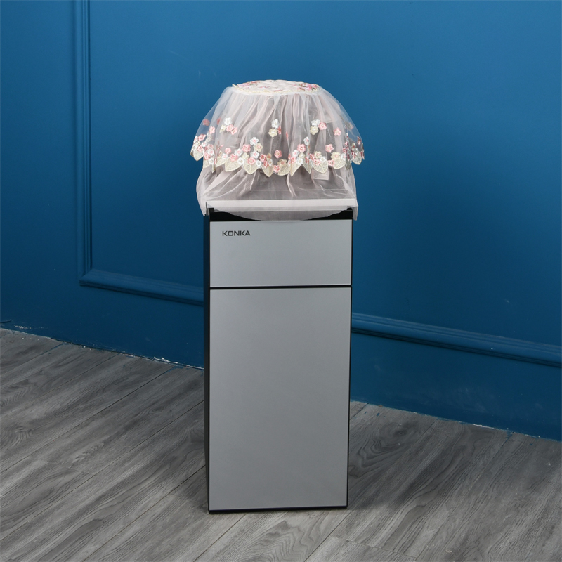 圆形立式 茶吧机 防尘罩两件套布艺蕾丝下置水桶全自动饮水机盖巾