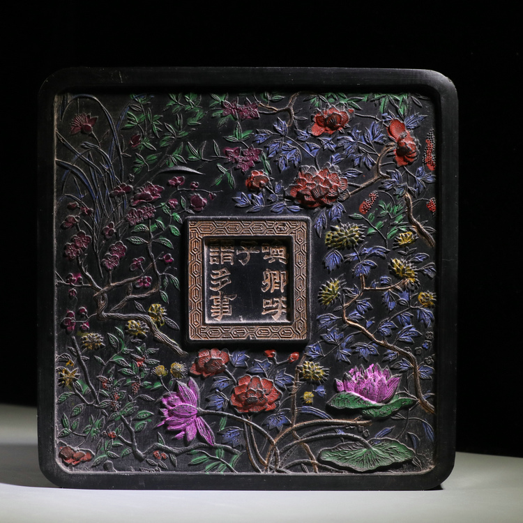 古版徽墨书法书画文房墨条不二砚斋收藏馈赠精品曹素功老墨墨条