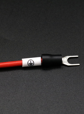 线缆号码管电工零线标识标记电线号套管 白色梅花齿编号管 地线符