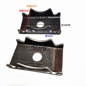 改装 三轮摩托车加宽钢板焊接支架底座垫铁5 6宽后桥钢板固定支架