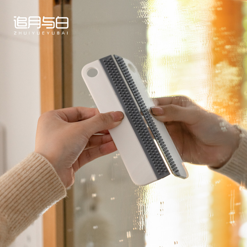 迷你台面刮水板小刮水器浴室擦玻璃镜子窗户神器硅胶清洁刮板神器
