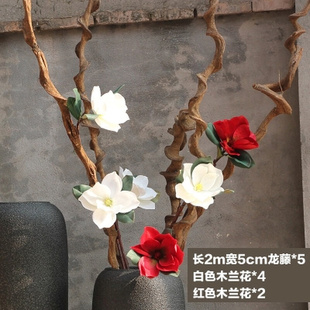 新中式 古典手工粗陶陶罐坛子花器落地花瓶土陶做旧仿古陶瓷大花盆