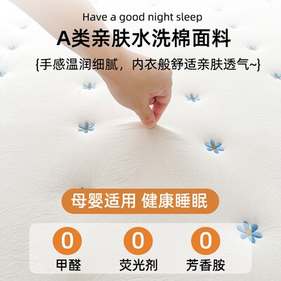 大豆夹棉加厚床垫软垫家用薄款褥子垫被单人床褥垫铺底保护防滑垫