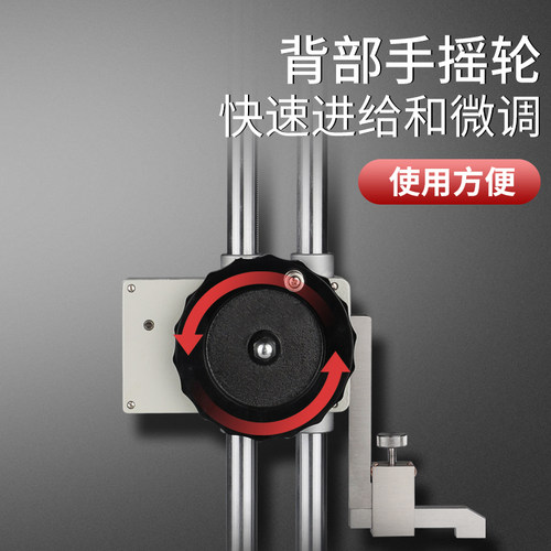 三和数显高度尺测量仪双柱带表百分表千分高度划画线尺高度规计仪