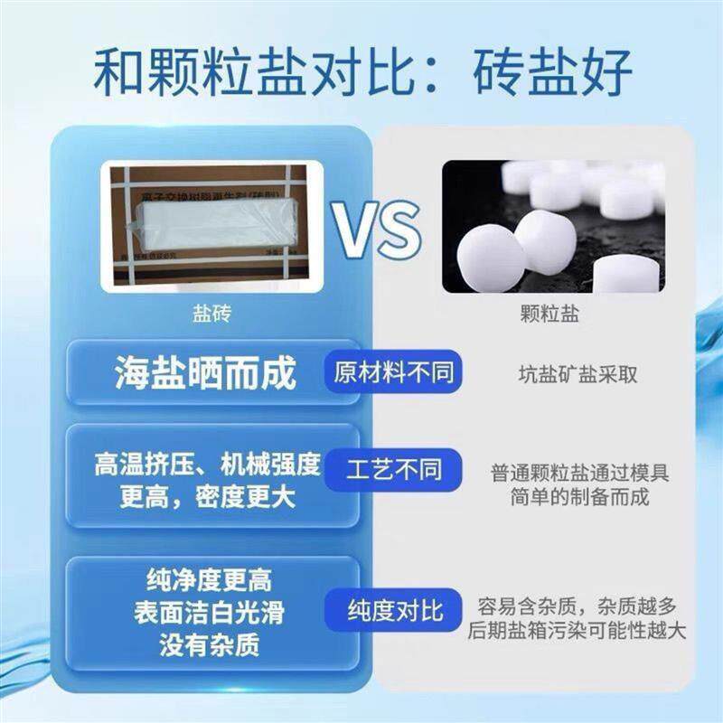 康尼蒂克软水盐原装适用威能怡口康丽根再生砖盐软水机通用软水盐