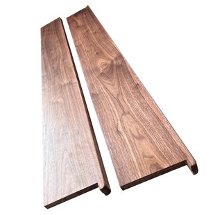 精选北美黑胡桃木窗台板 飘窗包边实木板材原木木料加工木质定制