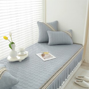 飘窗垫子简约现代四季通用窗台阳台垫防滑轻奢榻榻米炕垫套罩定制