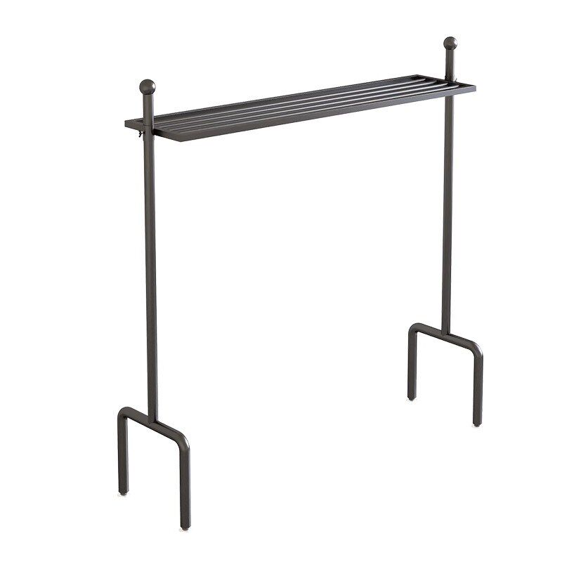 取暖器毛巾烘衣架踢脚线晾衣架落地卧室贴脚线挂衣烘干电暖气片架