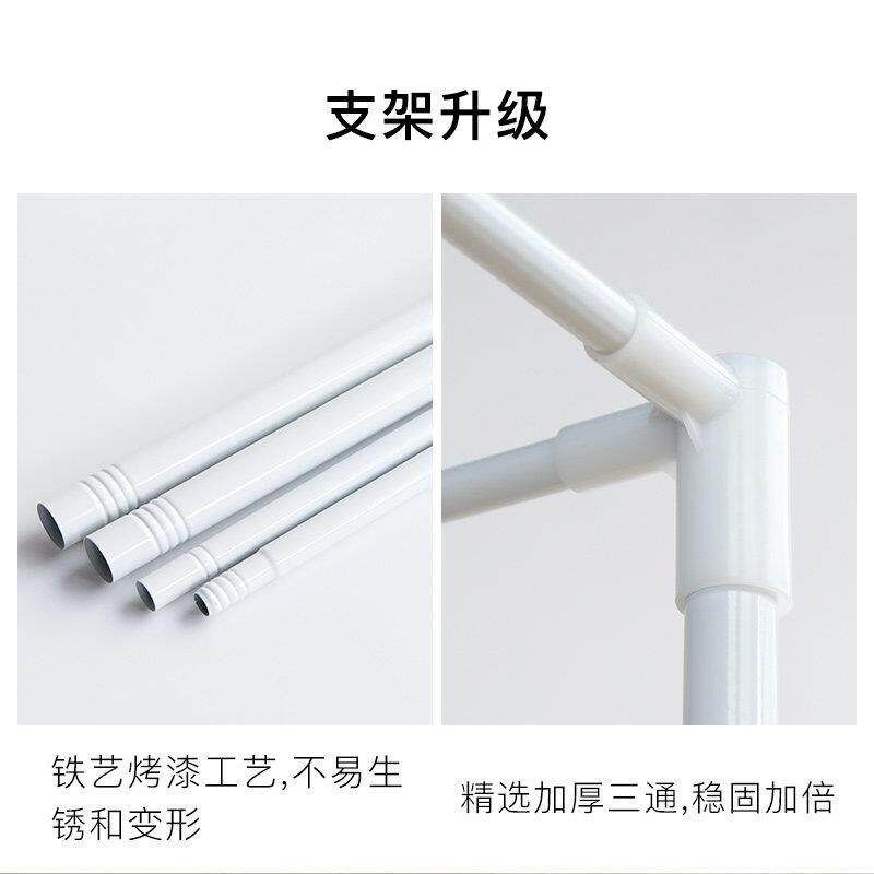 新款家用卧室靠墙蚊帐儿童单开门落地蚊帐单人床租房蚊帐
