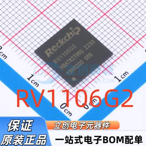 原装 RV1106 G2 G3 芯片高度集成的ARM通用型SoC, IPC的机器视觉