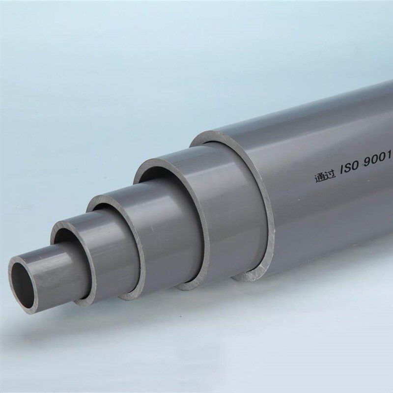 外径de89mm 日标锚牌PVC-U灰色排水给水管道DN75 3寸UPVC直管