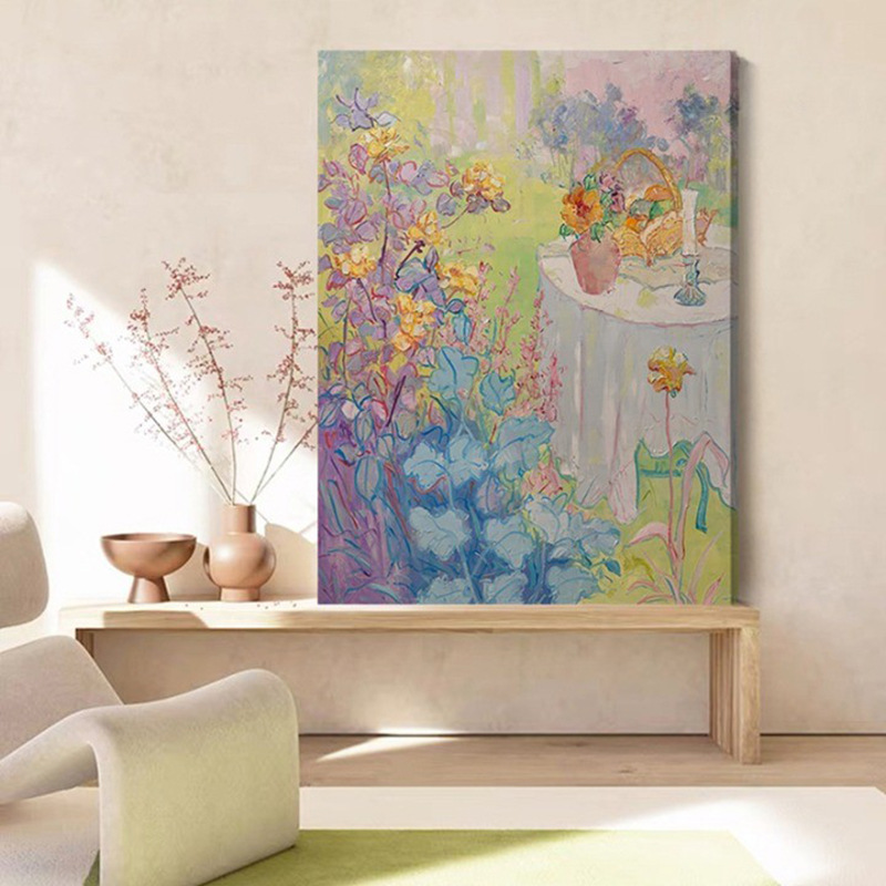 马蒂斯  小众艺术抽象装饰画静物花卉客厅玄关走廊壁画背景墙挂画图片