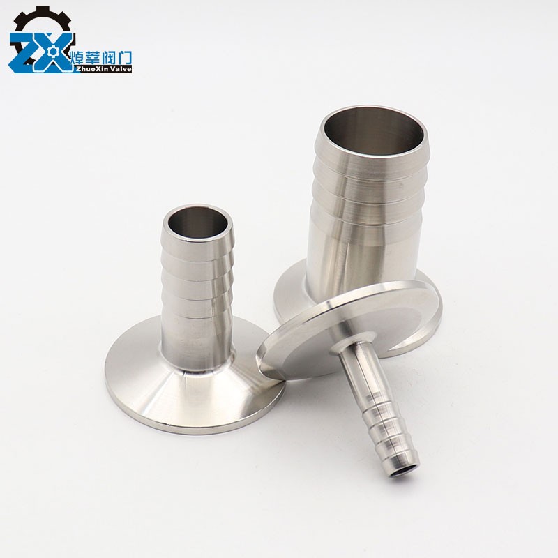 316L不锈钢卫生级快装宝塔接头软管皮管卡箍卡盘皮管接头50.5  25