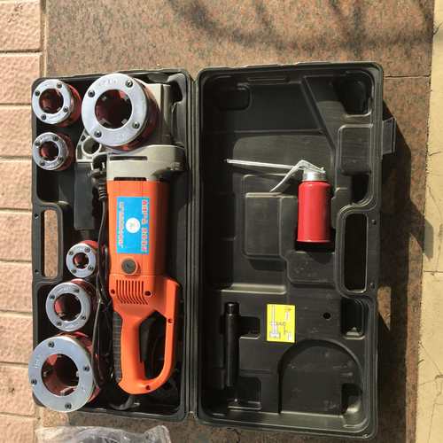 ZIT-KY01-50手持式电动套丝机 SQ30-2B电动套丝机 钢管绞板现货